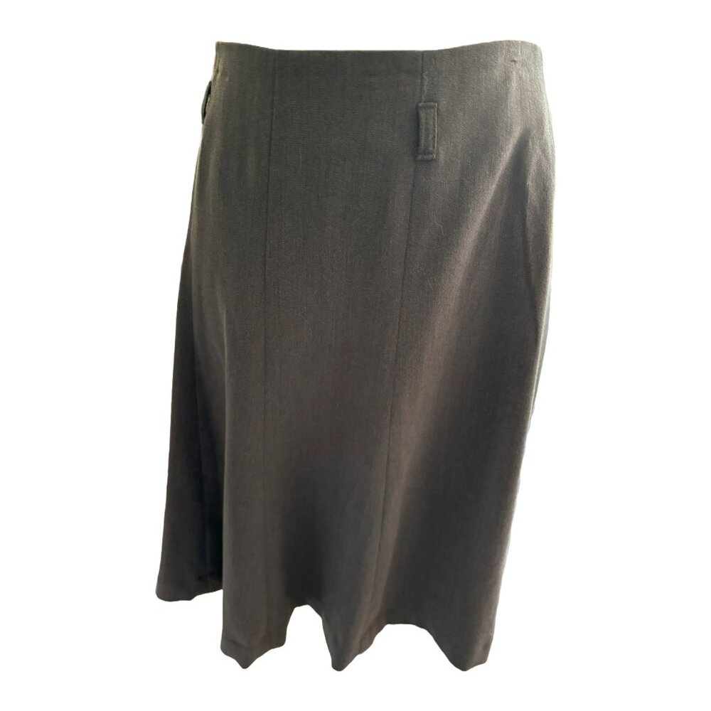Grace Elements gray midi skirt sz‎ 4